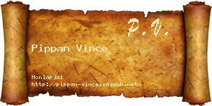Pippan Vince névjegykártya